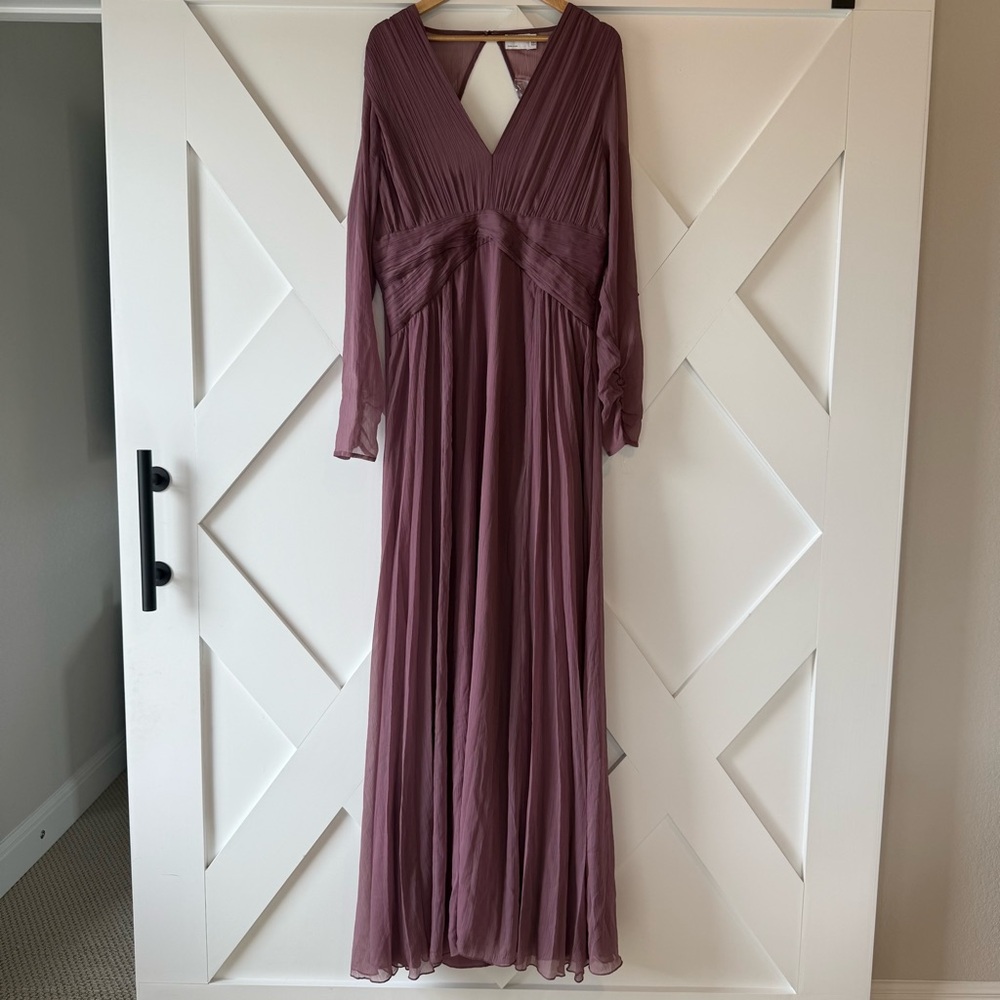 ASOS Design bridesmaid ruched waist maxi dress - Picture 4 of 11